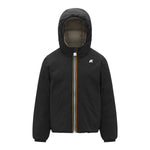 K-Way Giubbino Bicolore con Cappuccio Reversibile Nero/Verde per Bambino K5128VW NERO/VERDE K-WAY 