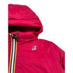 K-Way Giubbino tinta unita con Cappuccio Fuxia per Bambina K51322W FUXIA K-WAY 
