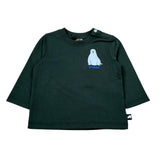 K-Way Shirt Girocollo tinta unita con Stampa Verde per Neonato K5146QW VERDE K-WAY 