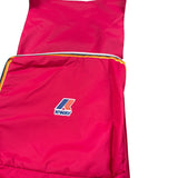 K-Way Borsone tinta unita con Stampa Logo Fuxia per Bambina K51489W FUXIA K-WAY 