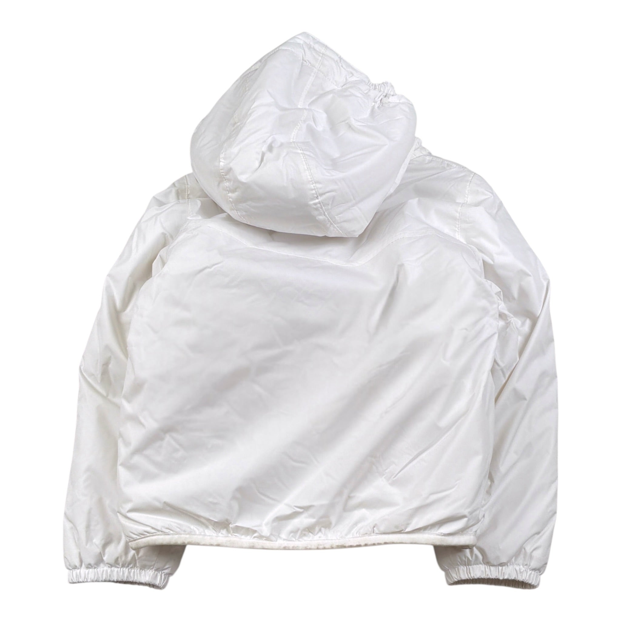 K-Way Giubbino tinta unita con Cappuccio In Contrasto Bianco per Neonata K61157W BIANCO K-WAY 