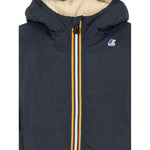 K-Way Giubbino tinta unita con Cappuccio Nero per Bambino K6115FWO NERO K-WAY 