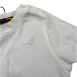 K-Way Shirt Girocollo tinta unita con Stampa Bianco per Neonata K6123WWX BIANCO K-WAY 