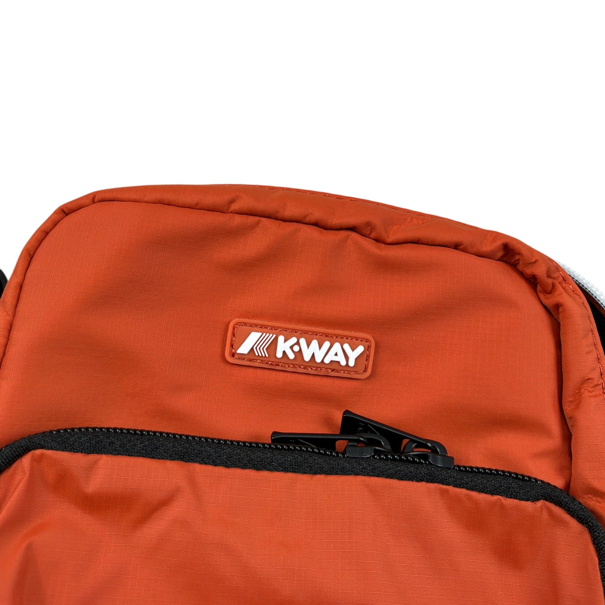 K-Way Borsello tinta unita con Logo E Tracolla Arancione per Bambino K7116VW ARANCIONE K-WAY 