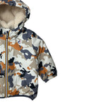 K-Way Giubbino Fantasia Militare con Cappuccio Multicolor per Neonato K7122NWN MULTICOLOR K-WAY 