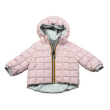 K-Way Giubbino Reversibile Bicolore Bianco/Rosa per Neonata K7132PWX BIANCO/ROSA K-WAY 