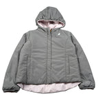 K-Way Giubbino Reversibile Bicolore con Zip E Cappuccio Grigio/Rosa per Bambina K71339WX GRIGIO/ROSA K-WAY 