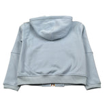 K-Way Felpa con Zip E Cappuccio tinta unita Azzurro per Bambino K7141VW AZZURRO K-WAY 