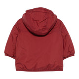 K-Way Giubbino tinta unita con Zip E Cappuccio Bordeaux per Neonato K7142RWXXXXX BORDEUAX K-WAY 