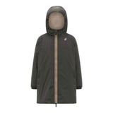 K-Way Giubbino tinta unita con Cappuccio Verde per Bambino K7142UWX VERDE K-WAY 