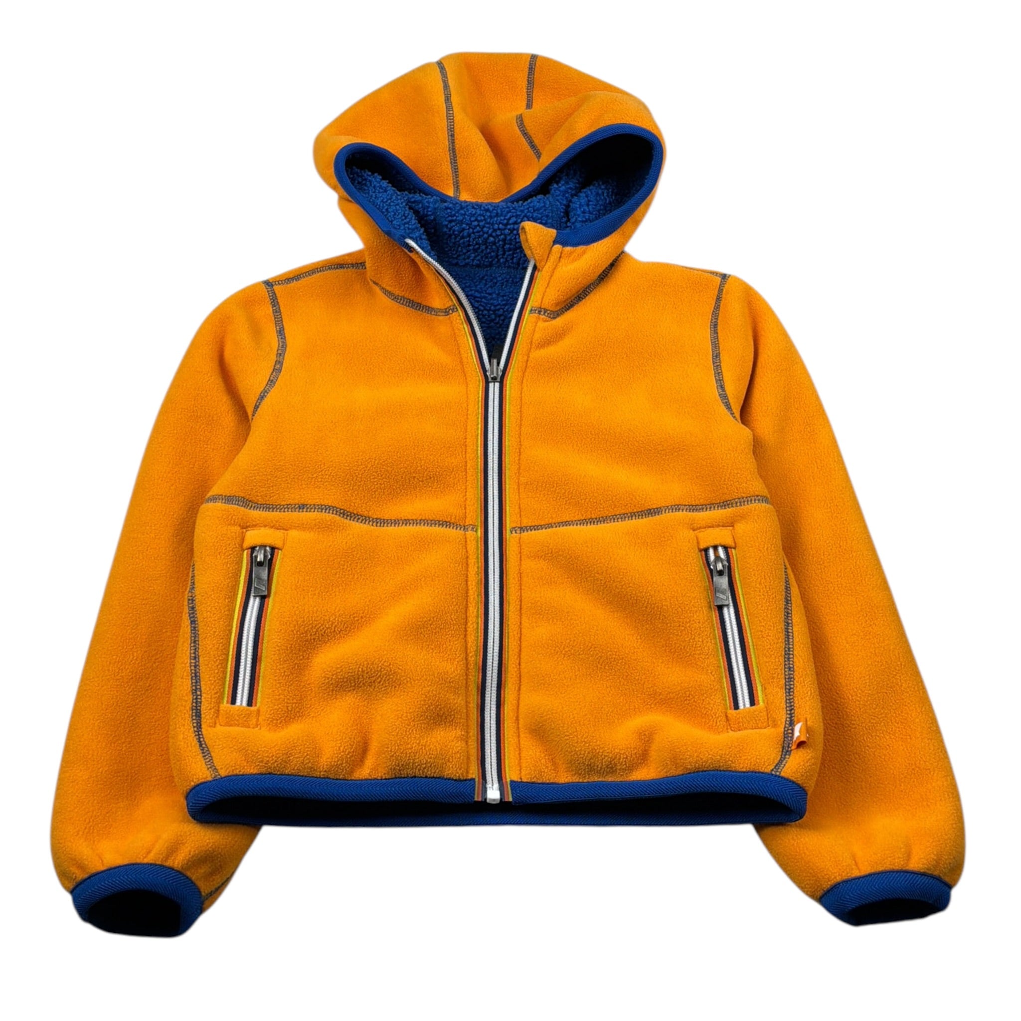 K-Way Giubbino Reversibile Bicolore Arancione/Blu per Bambino K8136WW ARANCIONE/BLU K-WAY 