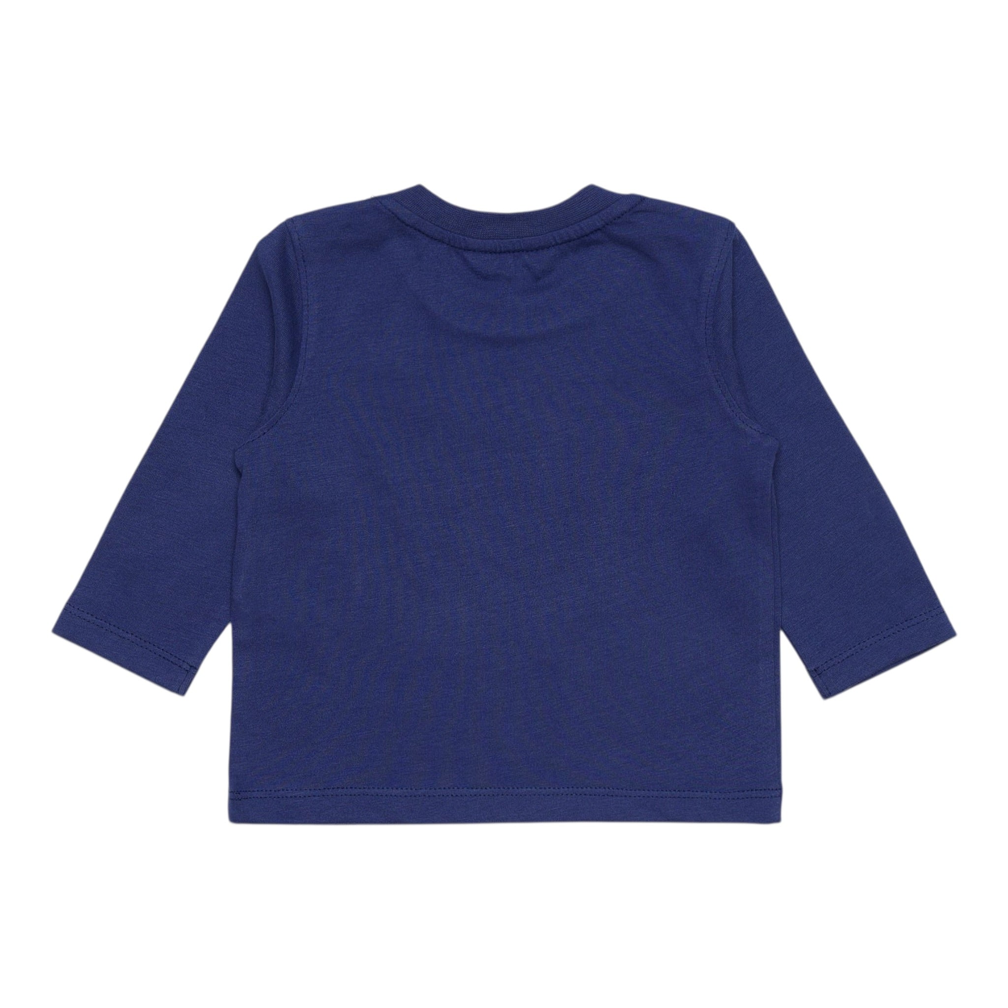 K-Way Shirt Girocollo tinta unita con Logo Blu per Bambino K8138CW BLU K-WAY 