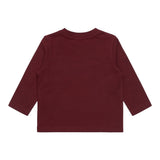 K-Way Shirt Girocollo tinta unita con Logo Bordeaux per Neonato K8138CWNXX BORDEAUX K-WAY 
