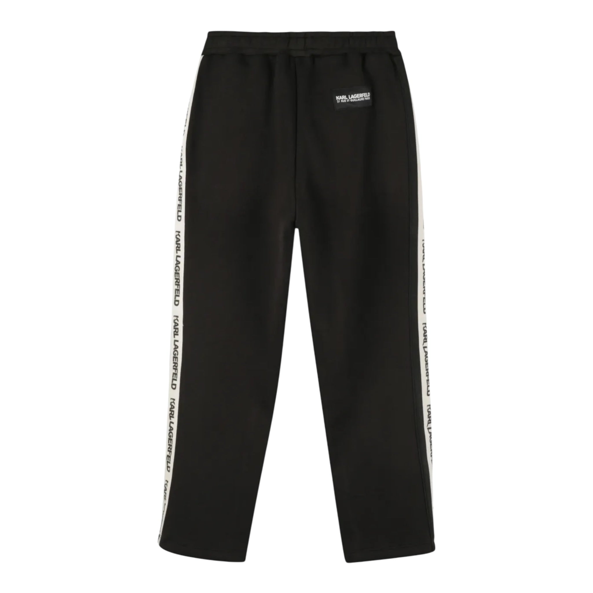 Karl Lagerfeld Pantalone Modello Palazzo tinta unita Nero per Bambina Z30628X NERO KARL LAGERFELD 
