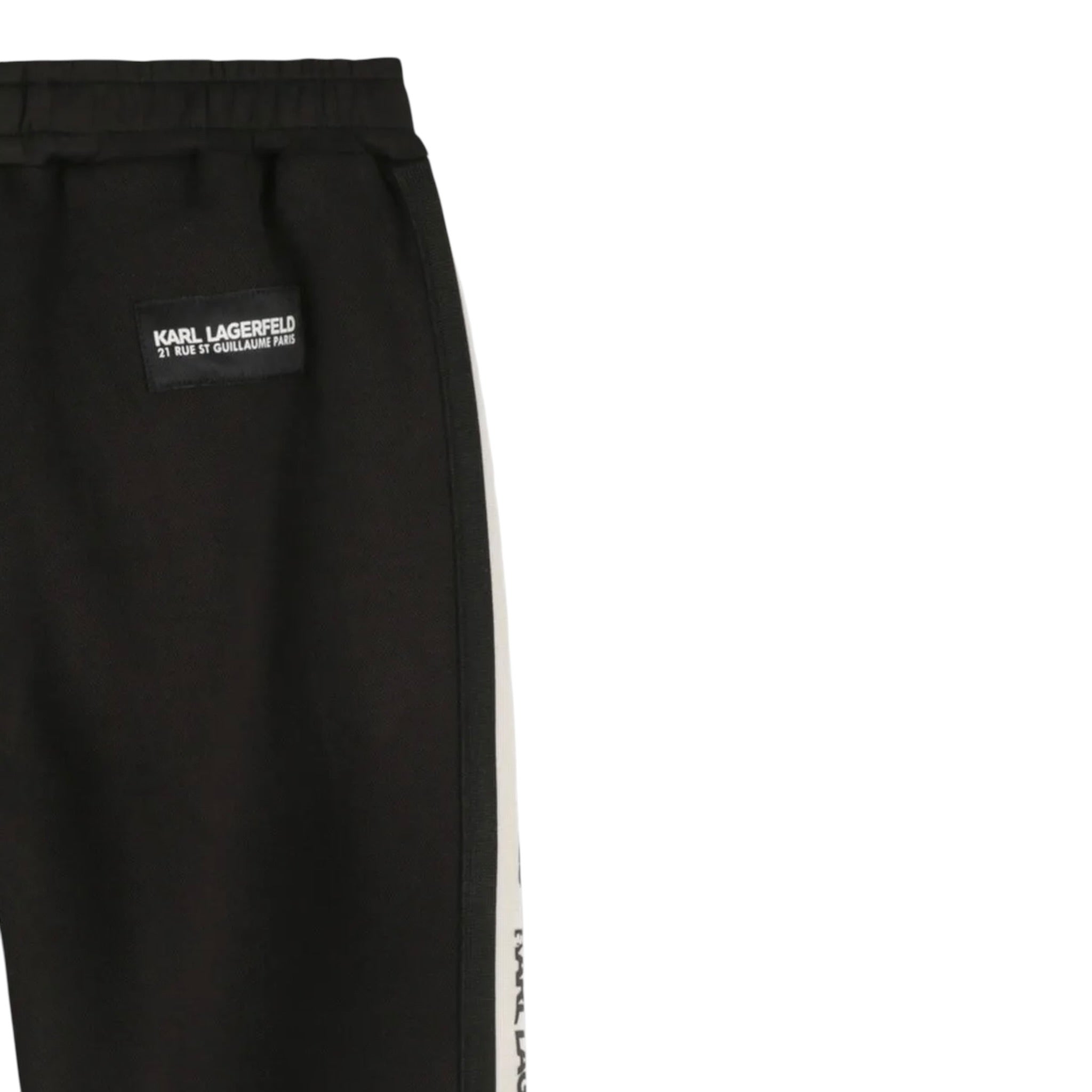 Karl Lagerfeld Pantalone Modello Palazzo tinta unita Nero per Bambina Z30628X NERO KARL LAGERFELD 