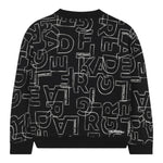 Karl Lagerfeld Felpa Chiusa Girocollo tinta unita con Stampe Nero per Bambina Z30642 NERO KARL LAGERFELD 