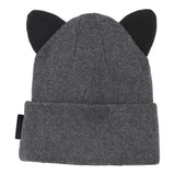 Karl Lagerfeld Cappello tinta unita con Orecchie Grigio per Bambina Z31007 GRIGIO KARL LAGERFELD 