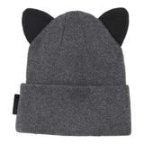 Karl Lagerfeld Cappello tinta unita con Orecchie Grigio per Bambina Z31007X GRIGIO KARL LAGERFELD 