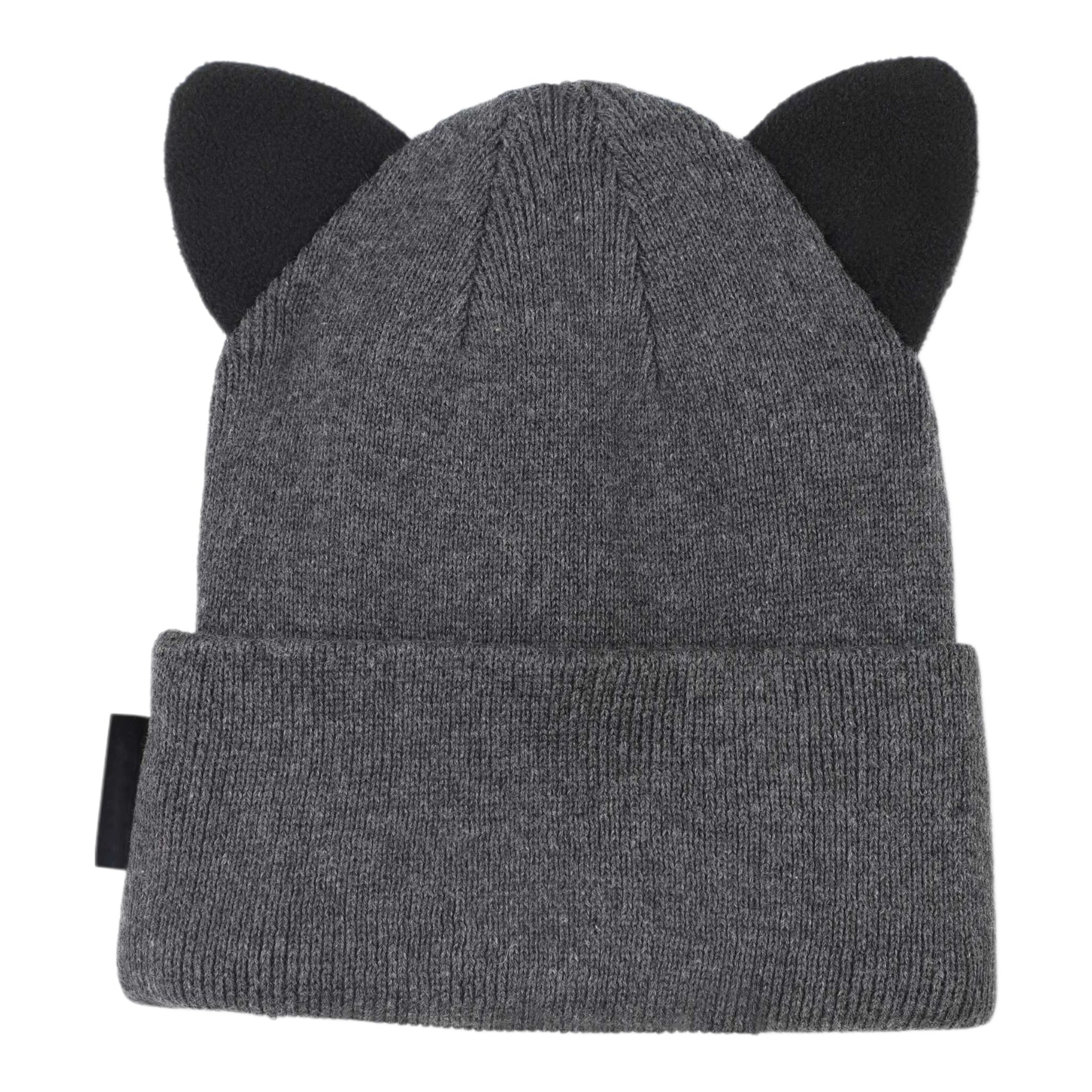 Karl Lagerfeld Cappello tinta unita con Orecchie Grigio per Bambina Z31007X GRIGIO KARL LAGERFELD 