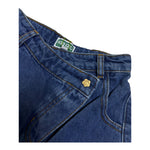 Kenzo Jeans tinta unita con Girovita Regolabile Blu per Bambina K61325 BLU KENZO 