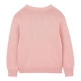 Kenzo Maglia Girocollo tinta unita con Ricami Logo Rosa per Bambina K61334 ROSA KENZO 
