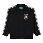 Kenzo Felpa tinta unita con Zip E Stampa Nero per Bambino K61469 NERO KENZO 
