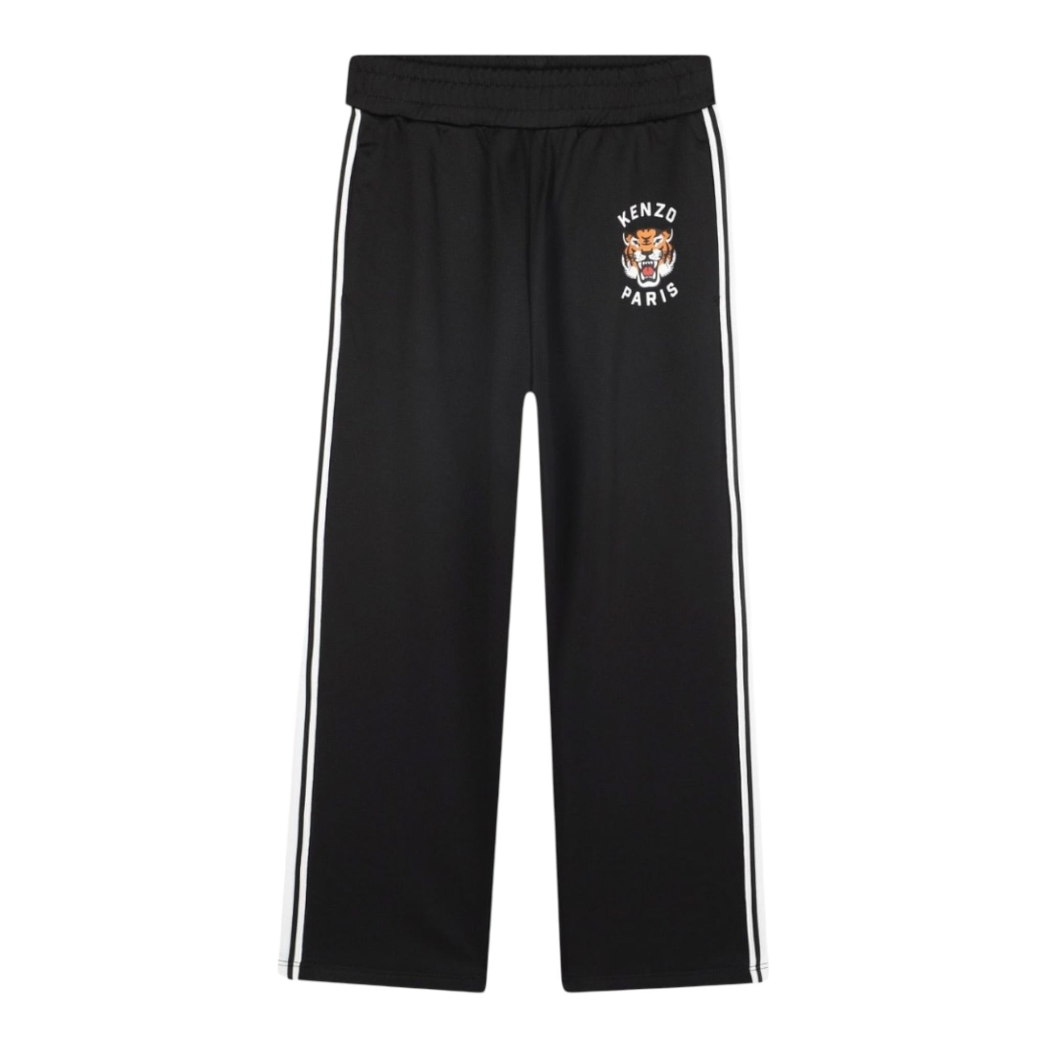 Kenzo Pantalone Modello Tuta tinta unita con Profili In Contrasto Nero per Bambino K61477 NERO KENZO 