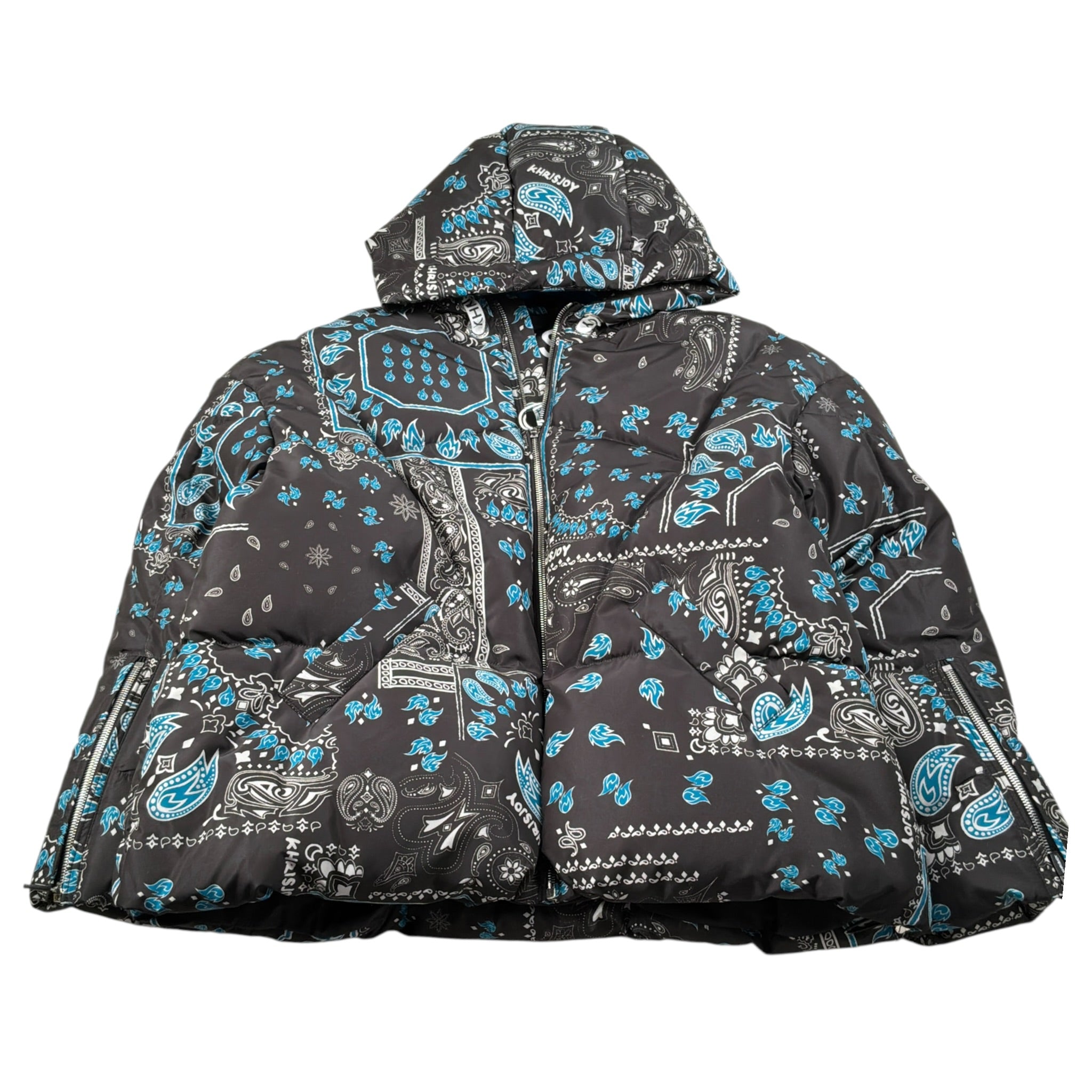 Khrisjoy Giubbino tinta unita con Stampa Fantasia Nero per Bambino KV2P67 NERO KHRISJOY 