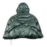 Khrisjoy Giubbino tinta unita con Cappuccio Verde per Bambina KX2P07N0198 VERDE KHRISJOY 