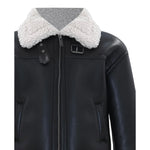 Kocca Giubbino Modello Montone In Ecopelle Nero per Bambina A25JBGB7660ABUN0000 NERO Kocca 