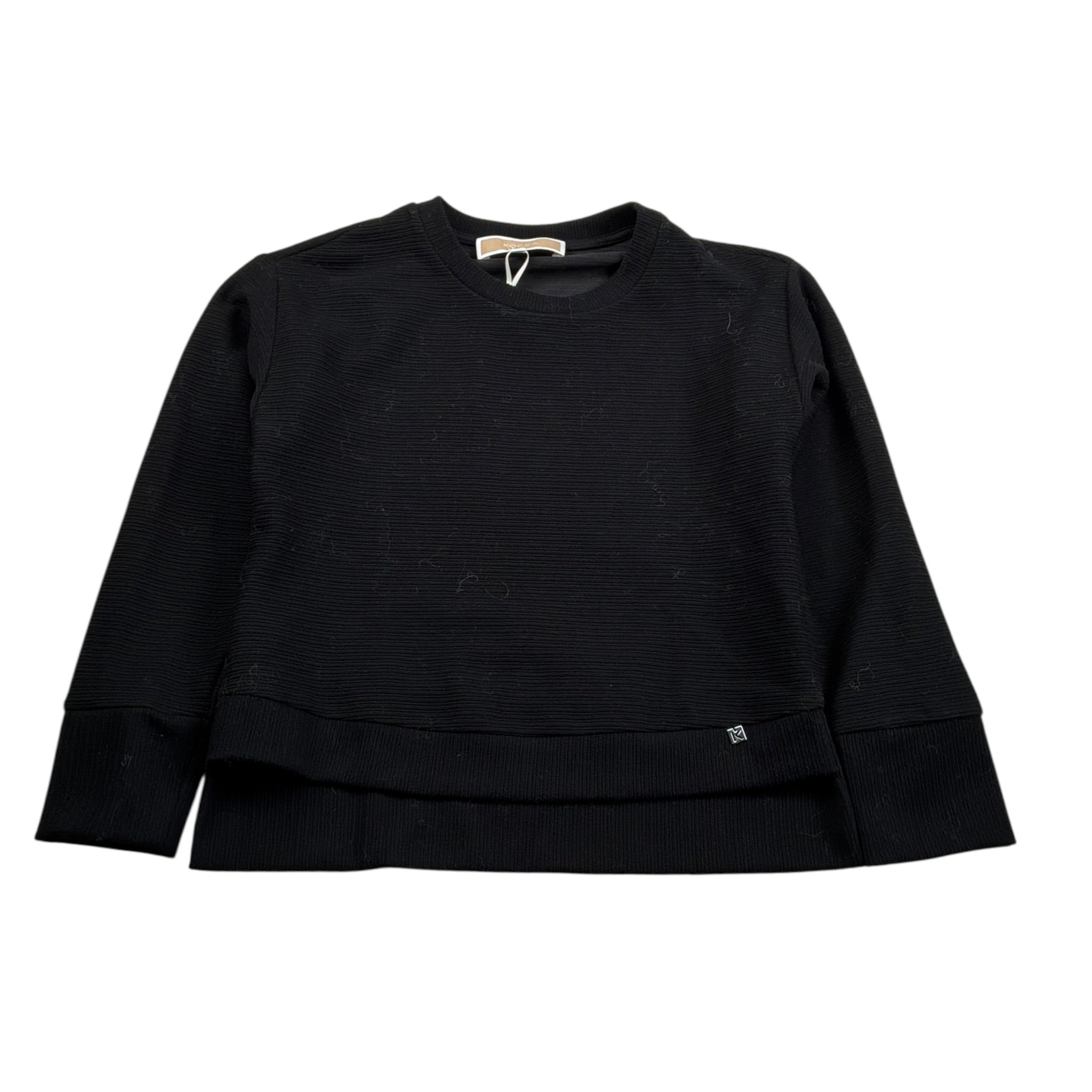 Kocca Maglia Girocollo tinta unita Nero per Bambina A25JFE7618ABUN3471 NERO Kocca 