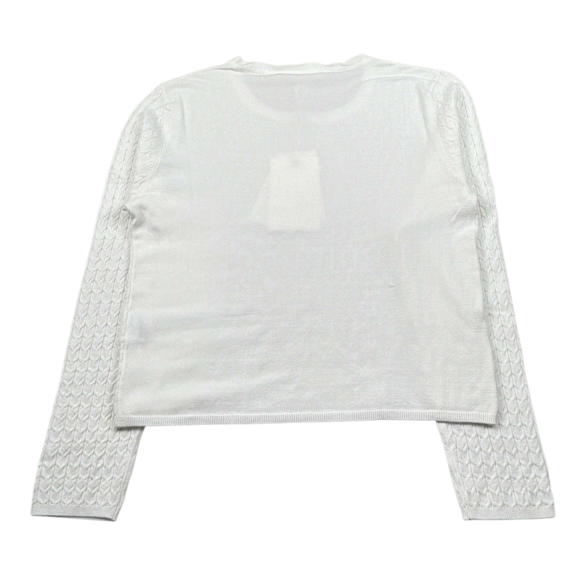 Kocca Maglia Girocollo tinta unita Bianco per Bambina TOMAS BIANCO Kocca 