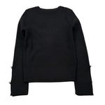 Kocca Maglia Girocollo tinta unita Nero per Bambina UABELI NERO Kocca 