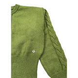 Kocca Maglia Girocollo tinta unita Verde per Bambina VIELLA VERDE Kocca 