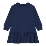 Lacoste Abito Manica Lunga tinta unita Blu per Bambina 347065 BLU LACOSTE 