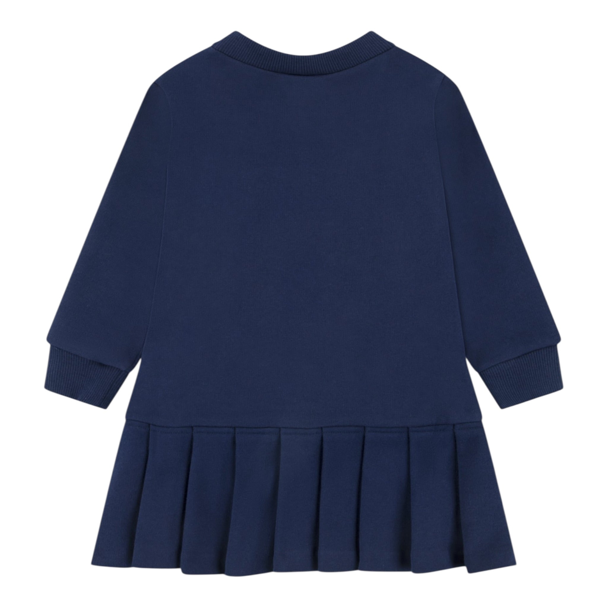 Lacoste Abito Manica Lunga tinta unita Blu per Bambina 347065 BLU LACOSTE 