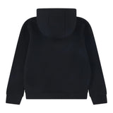 Lacoste Felpa tinta unita con Stampa E Cappuccio Nero per Bambino 947028X NERO LACOSTE 