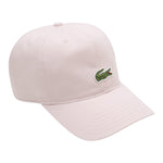 Lacoste Berretto tinta unita con Logo Rosa per Bambina 9A6227A ROSA LACOSTE 