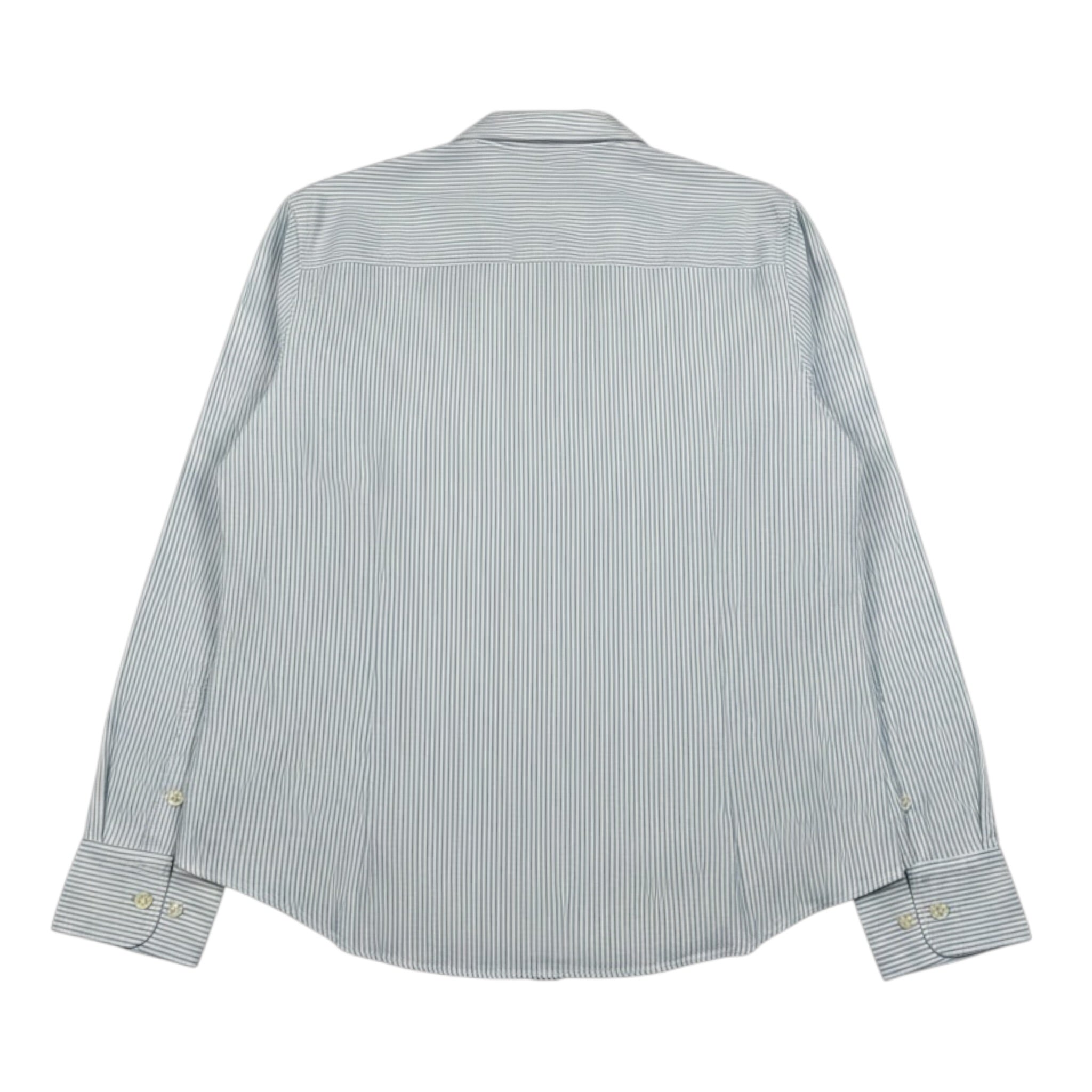 La Stupenderia Camicia Manica Lunga Fantasia A Righe Azzurro per Bambino 5Q50500 AZZURRO LA STUPENDERIA 