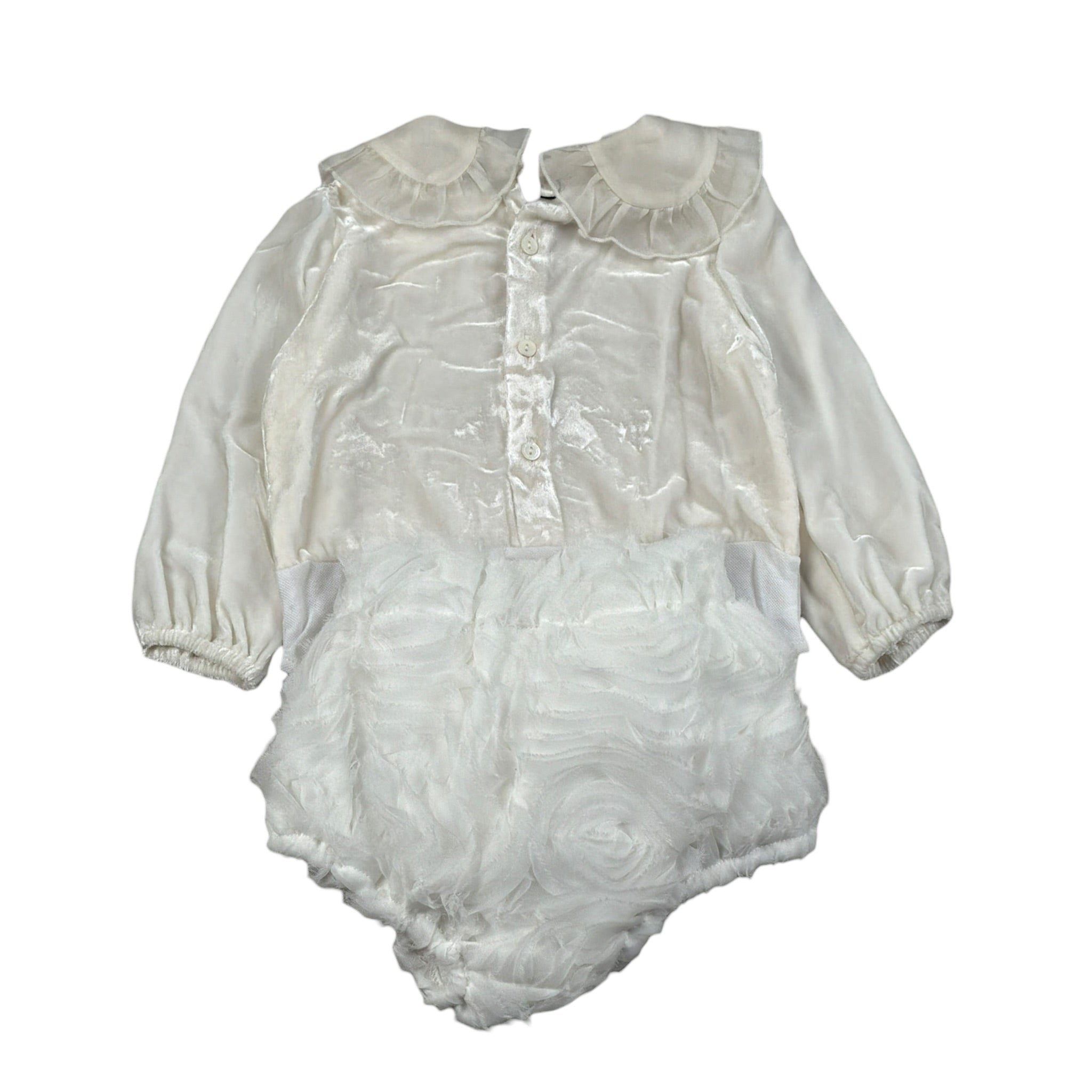 La Stupenderia Completo 2 Pezzi Body-Culotte Panna per Neonata CBCT02 PANNA LA STUPENDERIA 