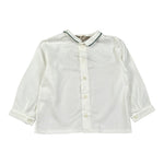 La Stupenderia Camicia tinta unita con Colletto Bianco per Bambino CCM63J BIANCO LA STUPENDERIA 
