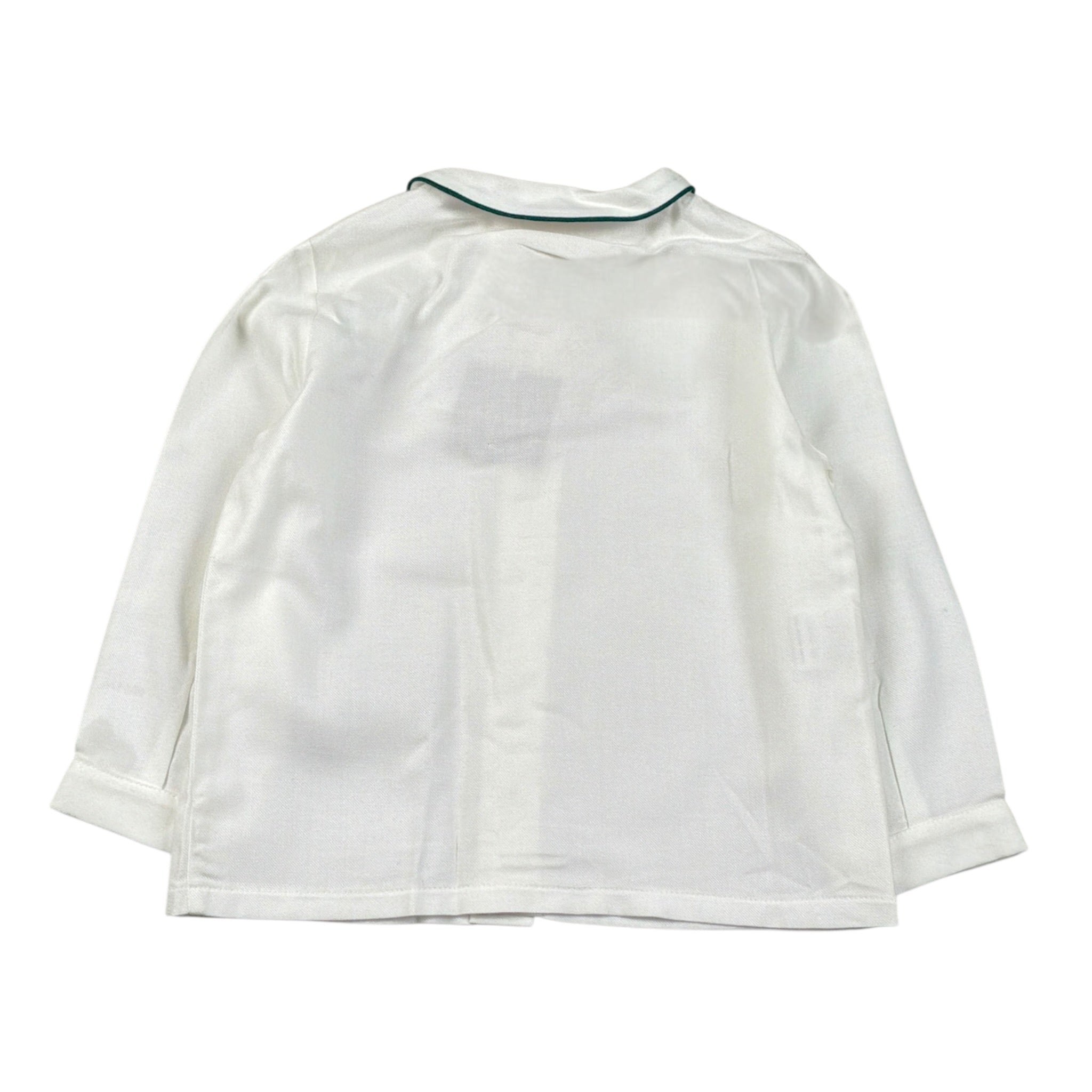 La Stupenderia Camicia tinta unita con Colletto Bianco per Bambino CCM63J BIANCO LA STUPENDERIA 