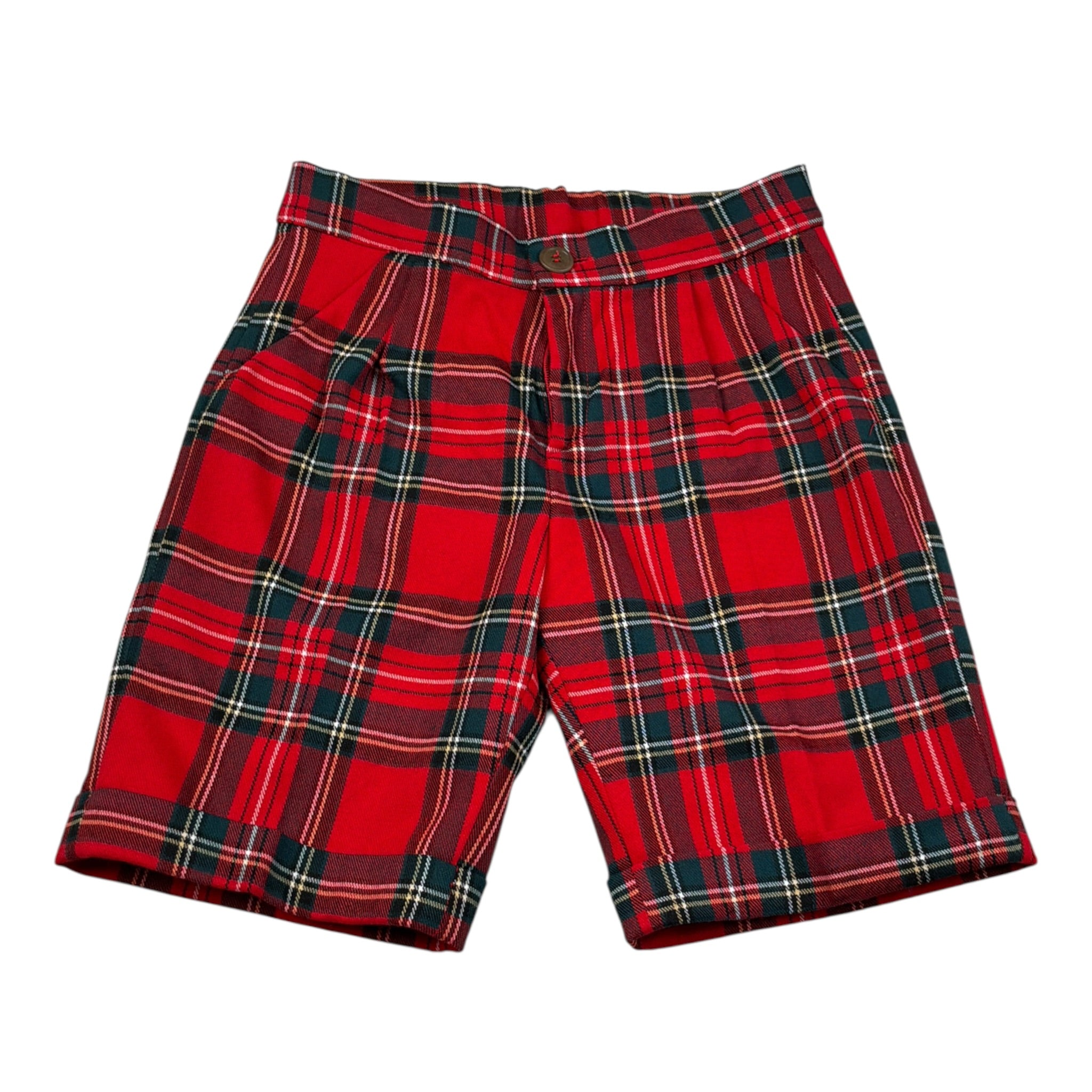 La Stupenderia Bermuda Stampa Fantasia con Girovita Regolabile Rosso per Bambino TJBR41 ROSSO LA STUPENDERIA 
