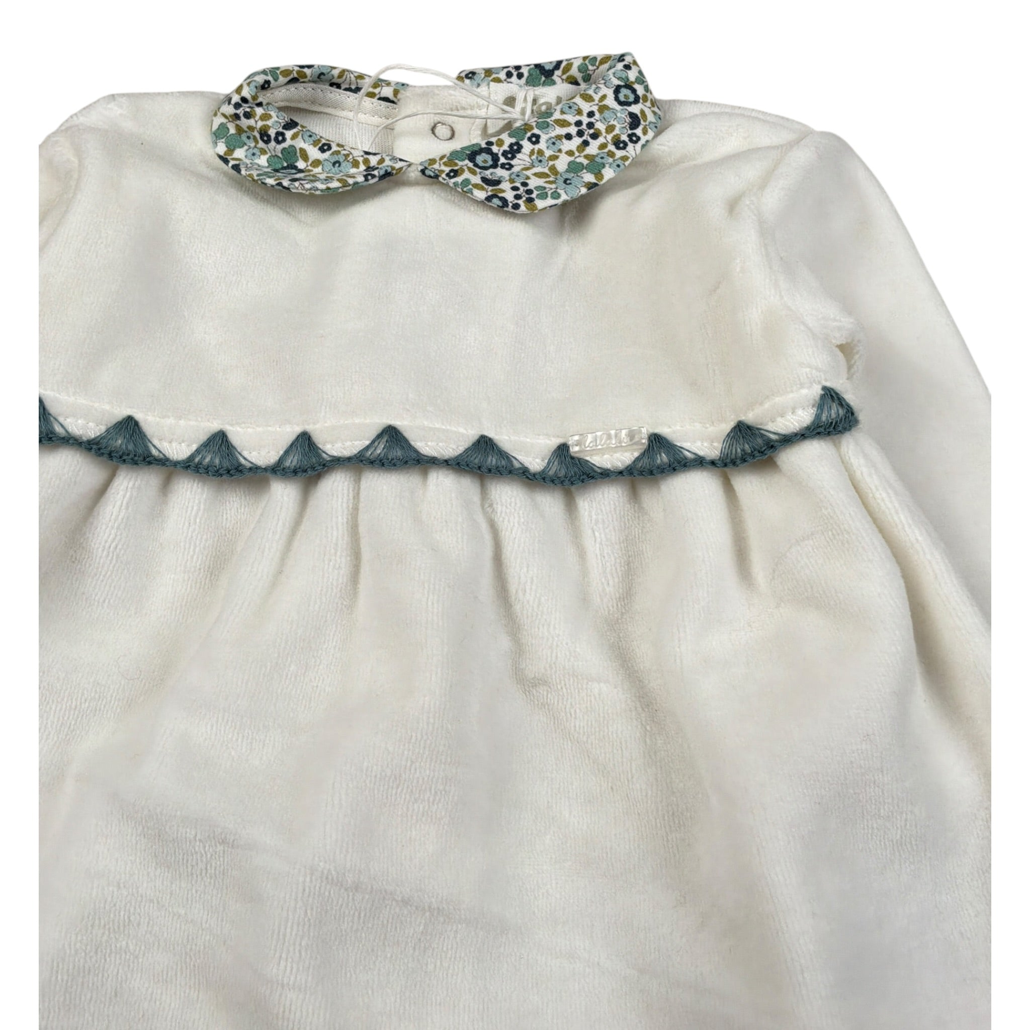 Lalalu' Completo 2Pz Bicolore Maglia-Ghettina Bianco/Verde per Neonata CPL13Q BIANCO/VERDE LALALU' 