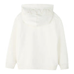 Lanvin Felpa tinta unita con Cappuccio Bianco per Bambino N30316 BIANCO LANVIN 
