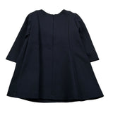 Le Bebe Abito Manica Lunga tinta unita Blu per Neonata LBG5103 BLU LE BEBE 