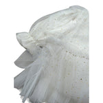 Le Bebe Abito Manica Lunga tinta unita con Tulle Bianco per Neonata LBG5496 BIANCO LE BEBE 