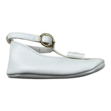 Le Bebe Sandalo tinta unita con Fiocco Bianco per Neonata LBG5905 BIANCO LE BEBE 