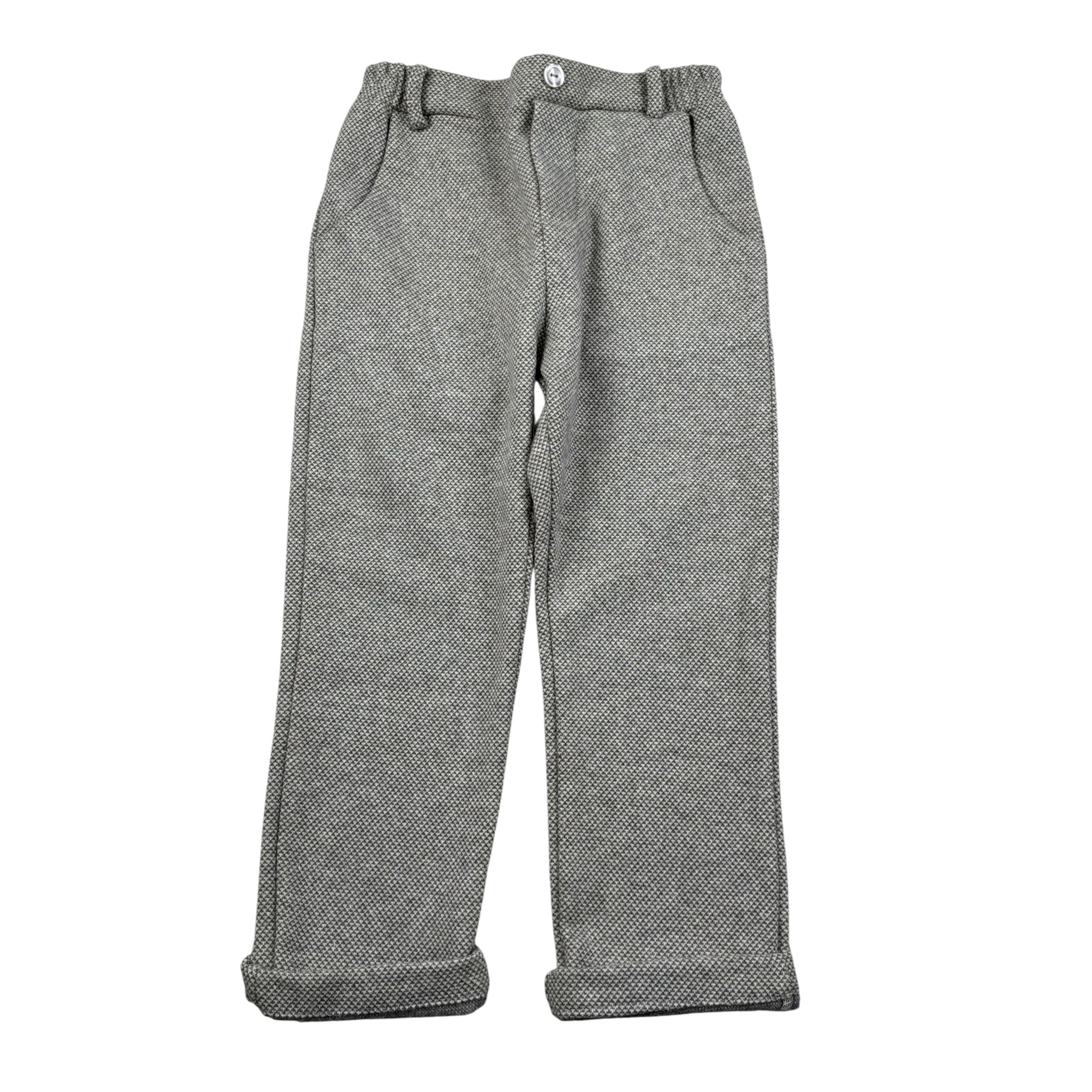 Le Bebe' Pantalone tinta unita con Elastico In Vita Bianco per Bambino LBB4804 BIANCO LE BEBE' 