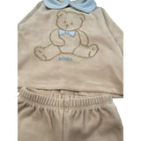 Le Bebe' Completo 2 Pezzi Maglia-Ghettina In Ciniglia Beige per Neonato LBB5082 BEIGE LE BEBE' 